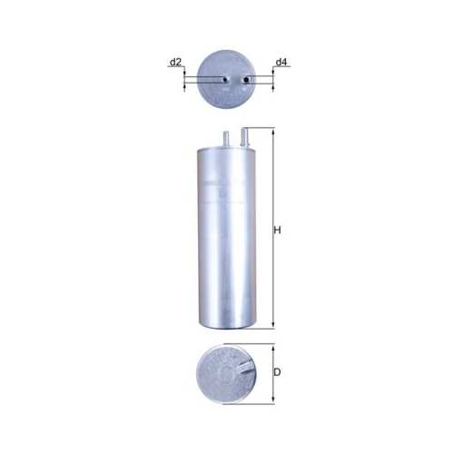 Kraftstofffilter Mahle KL 229/5 für Audi VW Cupra