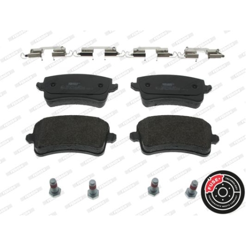 Brake Pad Set Disc Brake Ferodo FDB4050 Fuse+ Technology for Audi VW Rear Axle