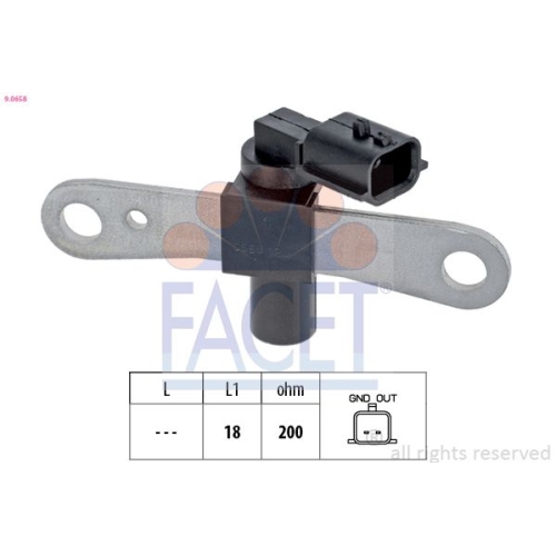 Impulsgeber Kurbelwelle Facet 9.0658 Made In Italy - Oe Equivalent für Lada