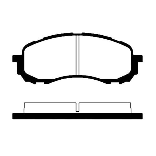 Bremsbelagsatz Scheibenbremse Raicam RA.0978.0 für Subaru Vorderachse