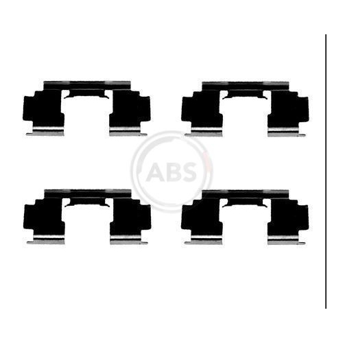 Accessory Kit Disc Brake Pad A.b.s. 1276Q for Honda Rover Front Axle