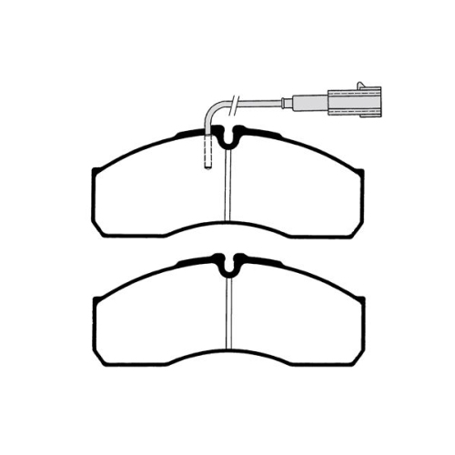 Bremsbelagsatz Scheibenbremse Raicam RA.0530.2 für Iveco Nissan Renault Trucks