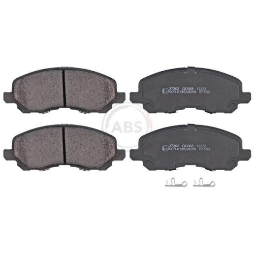 Kit Bremsbeläge vorne + hinten für Mitsubishi Lanc Jeep Compass