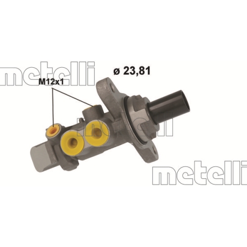 Hauptbremszylinder Metelli 05-1225 für Renault