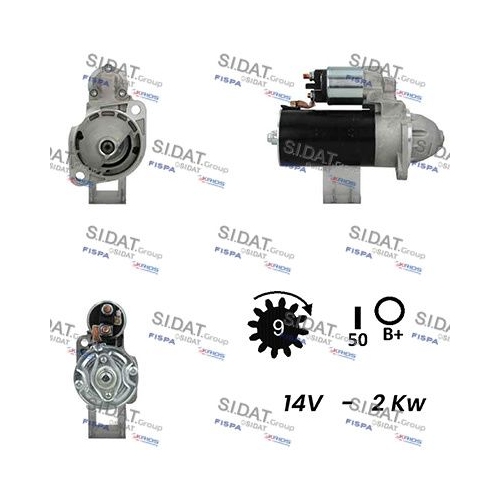 Starter Sidat S12BH0156A2 für Lombardini