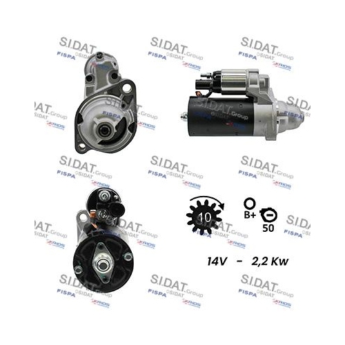 Starter Sidat S12BH0169 für Audi Seat Skoda VW Vag