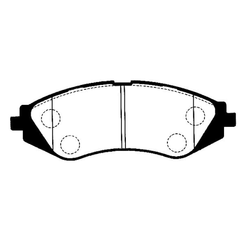 Bremsbelagsatz Scheibenbremse Raicam RA.0645.0 für Chevrolet Daewoo Vorderachse