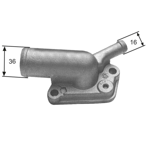 Thermostat Kühlmittel Gates TH12087G1 für Fiat Innocenti Lancia