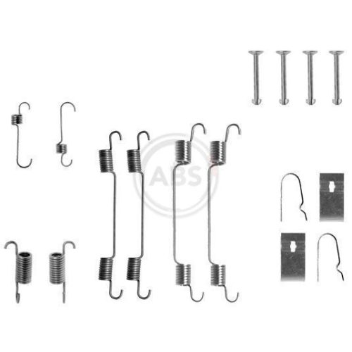 Zubehörsatz Bremsbacken A.b.s. 0722Q für Subaru Suzuki Hinterachse