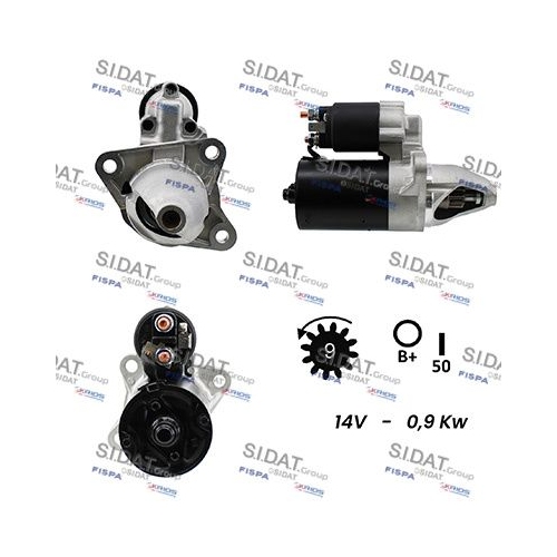 Starter Sidat S12BH0256A2 für MG Rover