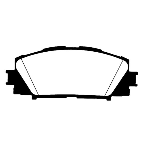 Bremsbelagsatz Scheibenbremse Raicam RA.0863.0 für Toyota Vorderachse