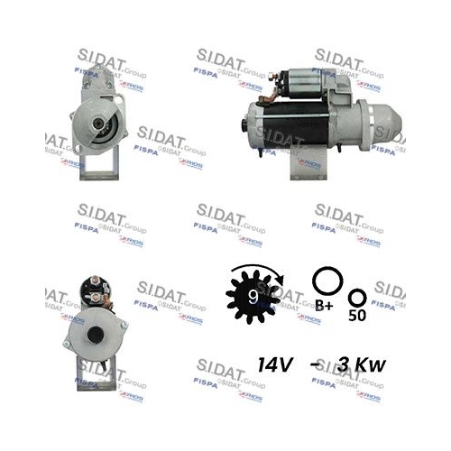 Starter Sidat S12BH0304A2 für Same