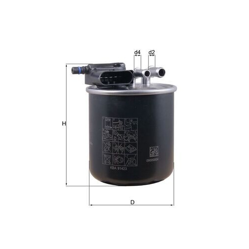 Fuel Filter Mahle KL 949 for Mercedes Benz Mercedes Benz Mercedes Benz