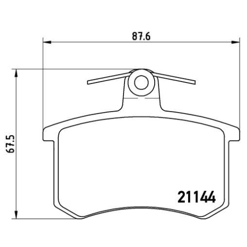 Bremsbelagsatz Scheibenbremse Brembo P85013 Prime Line für Alfa Romeo Audi Fiat