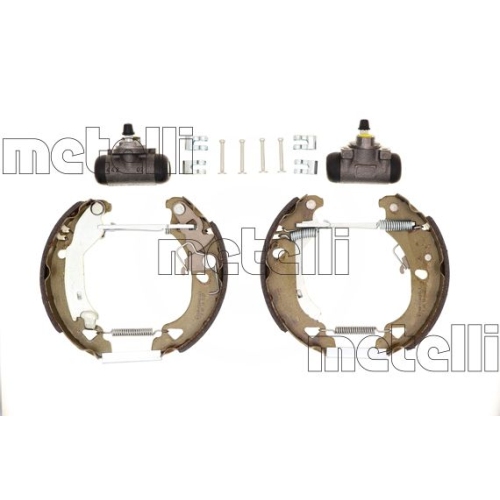 Bremsbackensatz Metelli 51-0052 Vermontierter Kit für Fiat Hinterachse