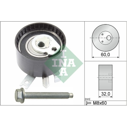 Spannrolle Zahnriemen Ina 531 0547 10 für Renault Dacia