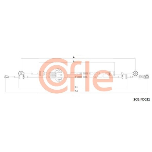 Seilzug Schaltgetriebe Cofle 2CB.FD021 für Ford