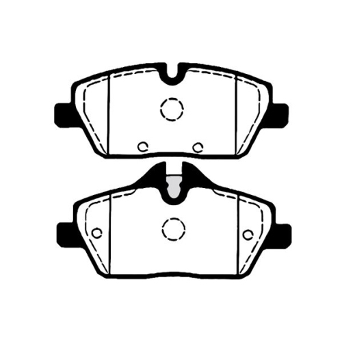 Bremsbelagsatz Scheibenbremse Raicam RA.0852.5 für Bmw Vorderachse