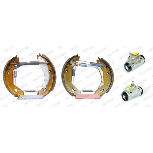 Bremsbackensatz Ferodo FMK103 Maxi Kit für Peugeot Hinterachse