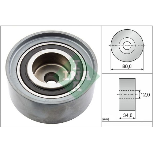 Umlenk /führungsrolle Zahnriemen Ina 532 0527 10 für Audi Seat Skoda VW