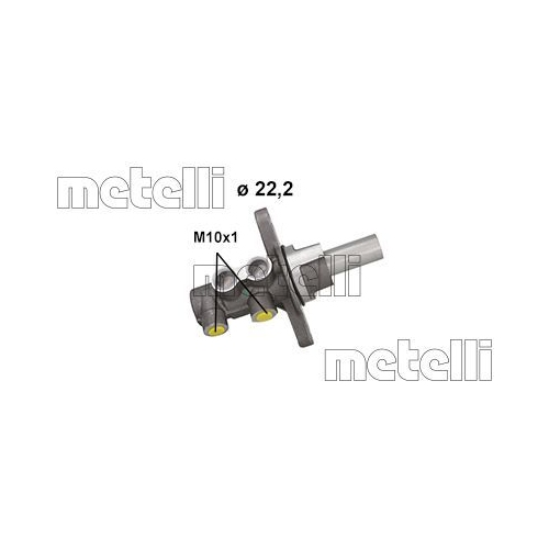 Hauptbremszylinder Metelli 05-1193 für Lancia