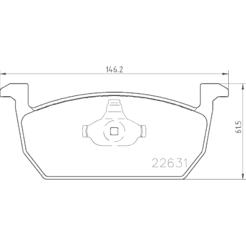 Bremsbelagsatz Scheibenbremse Brembo P85167 Prime Line für Audi Seat Skoda VW