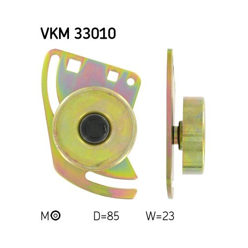 Spannrolle Keilrippenriemen Skf VKM 33010 für Citroën Peugeot Links Mitte Unten