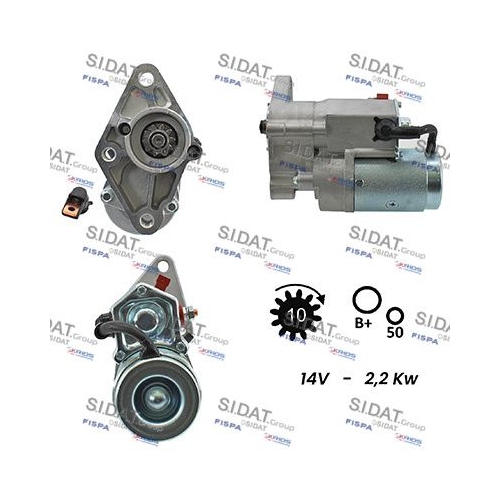 Starter Sidat S12DE0347A2 für Hyundai Kia