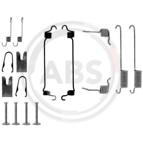 Zubehörsatz Bremsbacken A.b.s. 0751Q für Ford Mazda Hinterachse