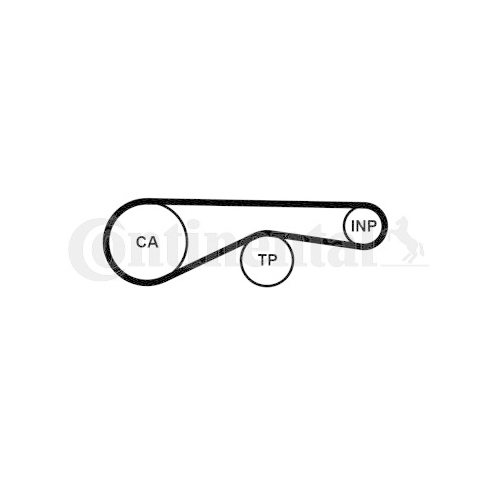 Zahnriemen Continental Ctam CT1194 für Audi VW