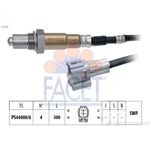 Lambdasonde Facet 10.7565 Made In Italy - Oe Equivalent für Subaru Suzuki