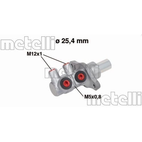 Hauptbremszylinder Metelli 05-0571 für Opel