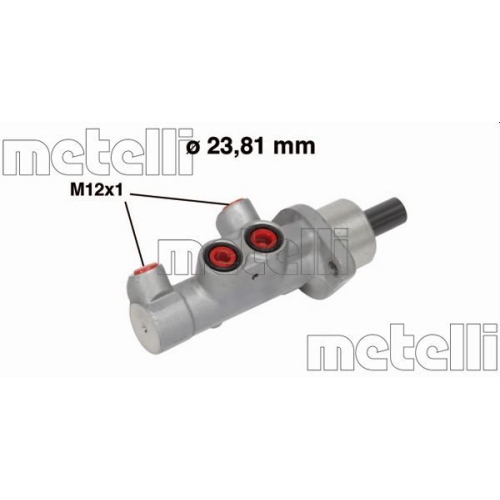 Hauptbremszylinder Metelli 05-0587 für Nissan Renault