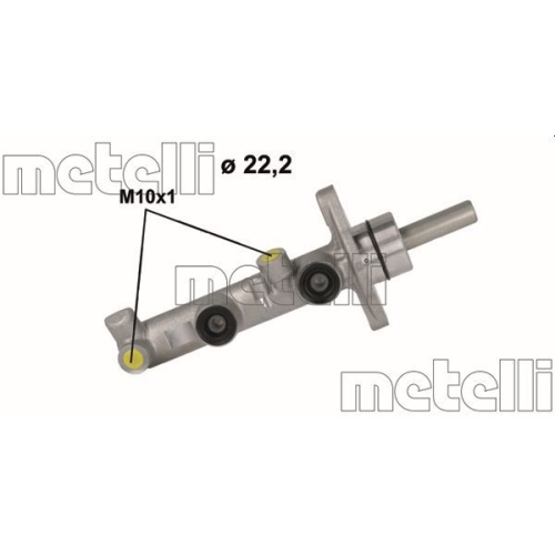 Hauptbremszylinder Metelli 05-1126 für Toyota