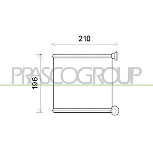 Wärmetauscher Innenraumheizung Prasco AD324H001 Prascoselection für Audi Seat VW