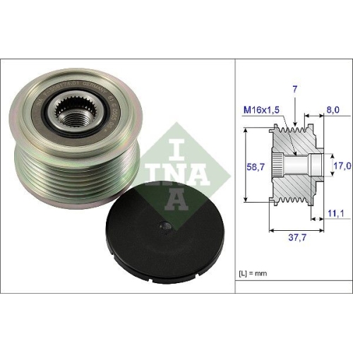 Generatorfreilauf Ina 535 0128 10 für Ford Mazda Toyota Ford Usa Lexus