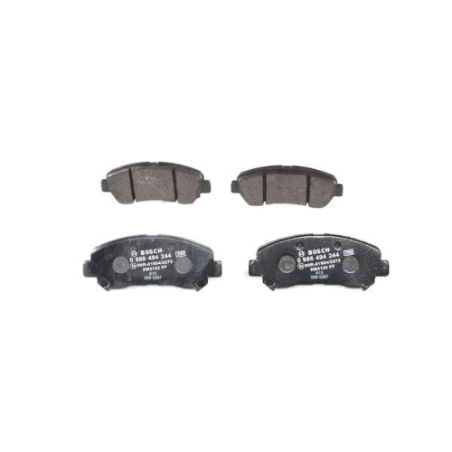 Brake Pad Set Disc Brake Bosch 0986494244 for Nissan Front Axle