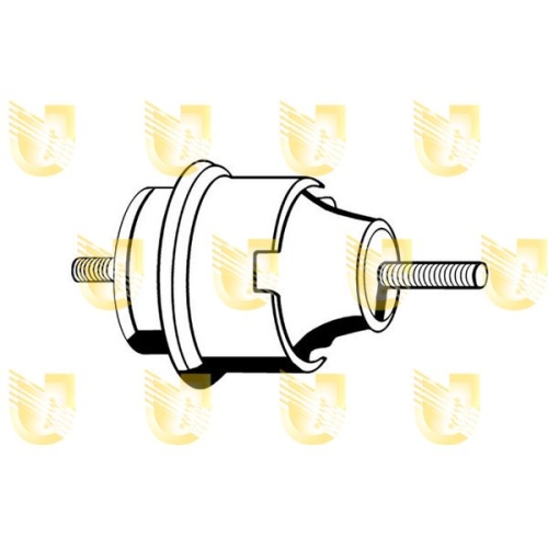 Lagerung Motor Unigom 396084 für Citroën Peugeot Vorne Rechts