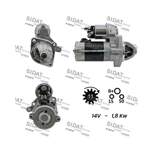 Starter Sidat S12MA0112A2 für Bmw