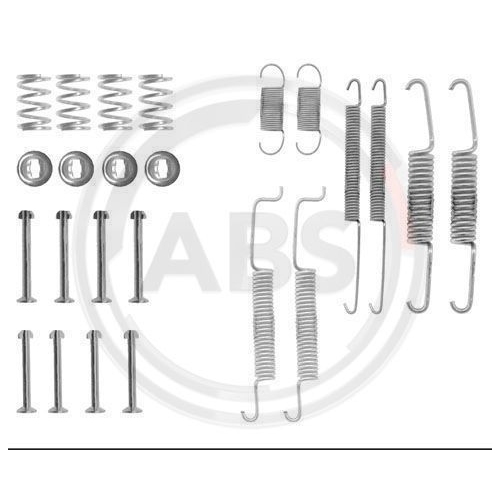 Zubehörsatz Bremsbacken A.b.s. 0569Q für Audi Seat VW Vag Hinterachse