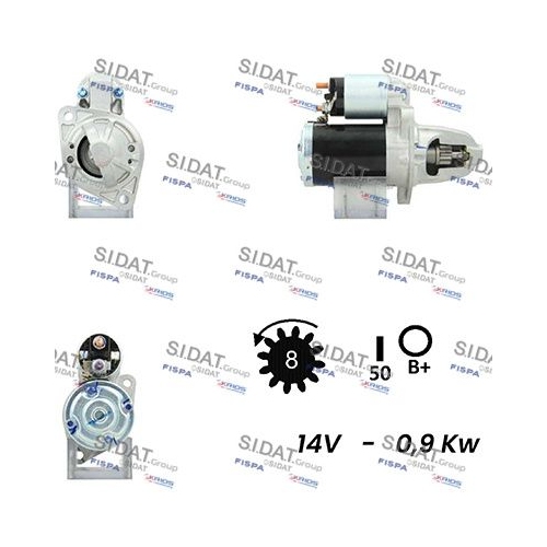 Starter Sidat S12MH0131 für Mitsubishi