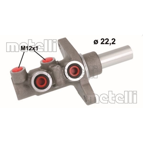 Hauptbremszylinder Metelli 05-1171 für Toyota