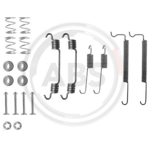 Zubehörsatz Bremsbacken A.b.s. 0709Q für Opel Vauxhall Hinterachse