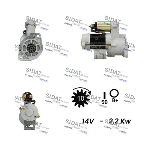 Starter Sidat S12MH0211A2 für Mitsubishi