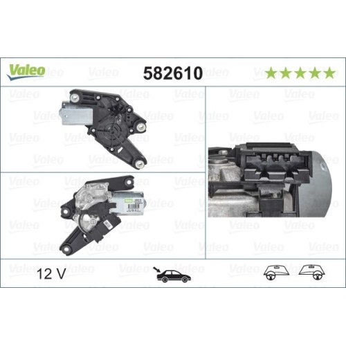 Wischermotor Valeo 582610 Original Teil für Mercedes Benz Mercedes Benz Hinten