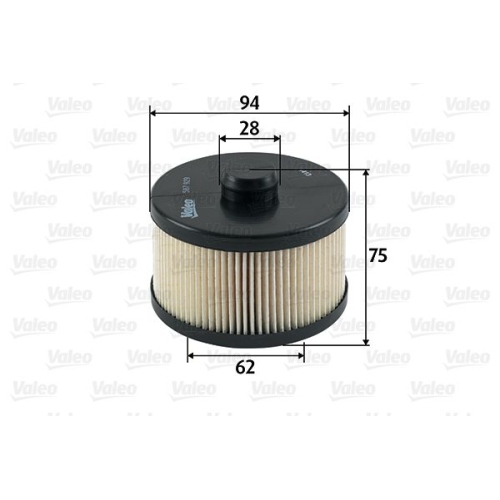 Kraftstofffilter Valeo 587929 für Chrysler Mercedes Benz Mercedes Benz