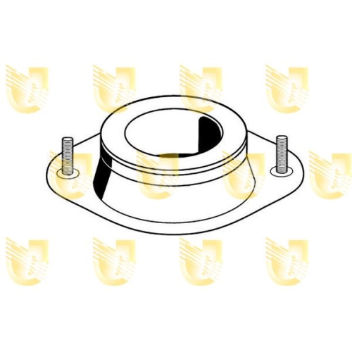 Lagerung Motor Unigom 396155 für Renault Getriebeseitig Vorne Rechts