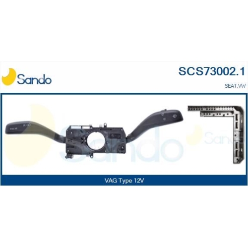 Commutateur De Colonne De Direction Sando SCS73002.1 pour Vag