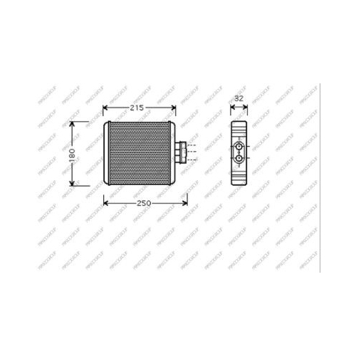 Wärmetauscher Innenraumheizung Prasco SK320H001 Prascoselection für Audi Seat VW