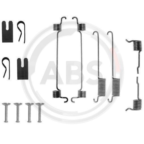 Zubehörsatz Bremsbacken A.b.s. 0772Q für Ford Hinterachse